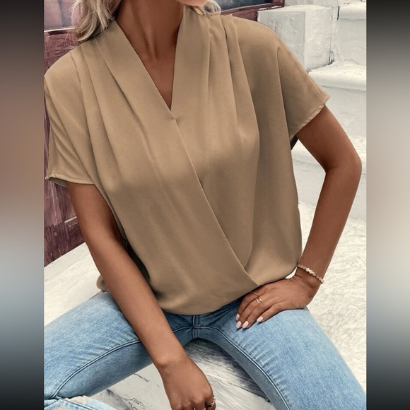 Boho batwing sleeve wrap blouse - Picture 10 of 11